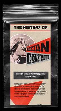 Photo presenting Russian Constructivism website