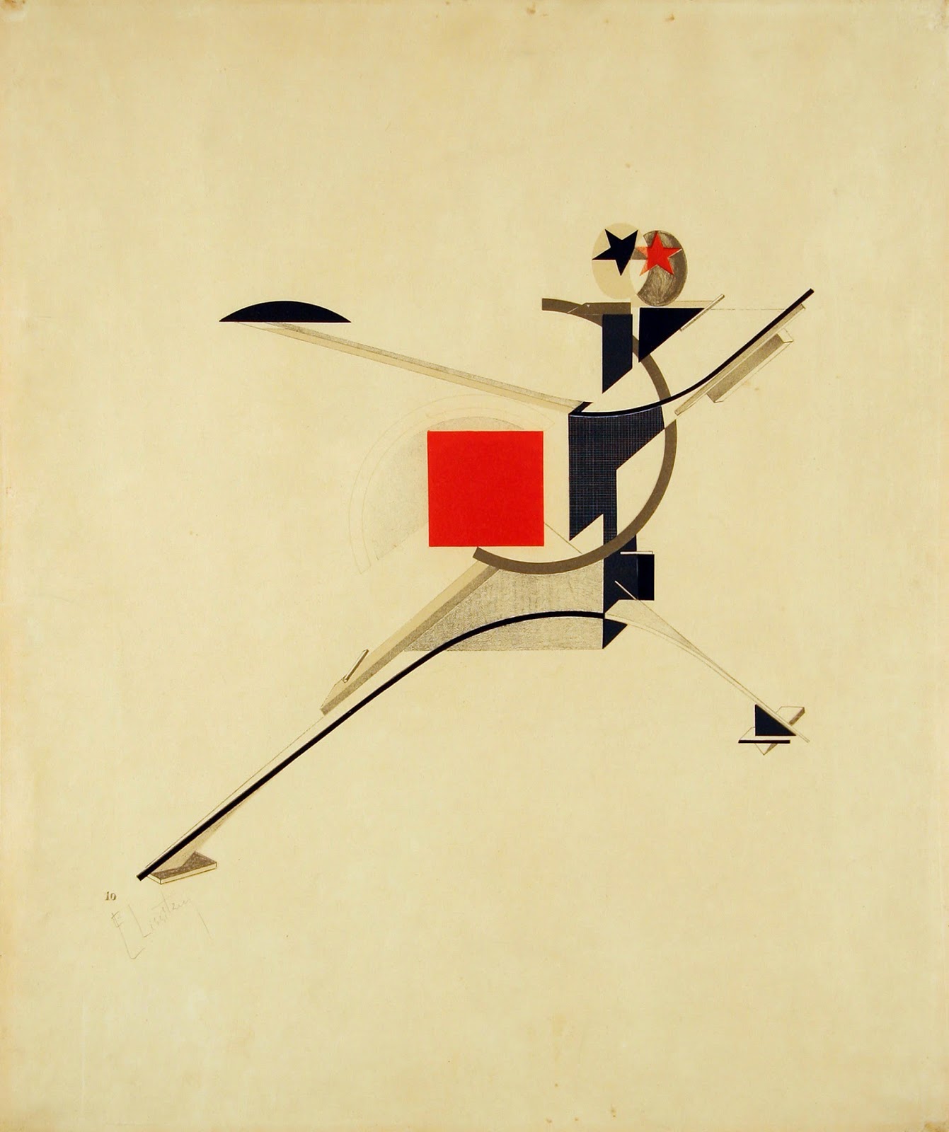 El Lissitzky art called new man